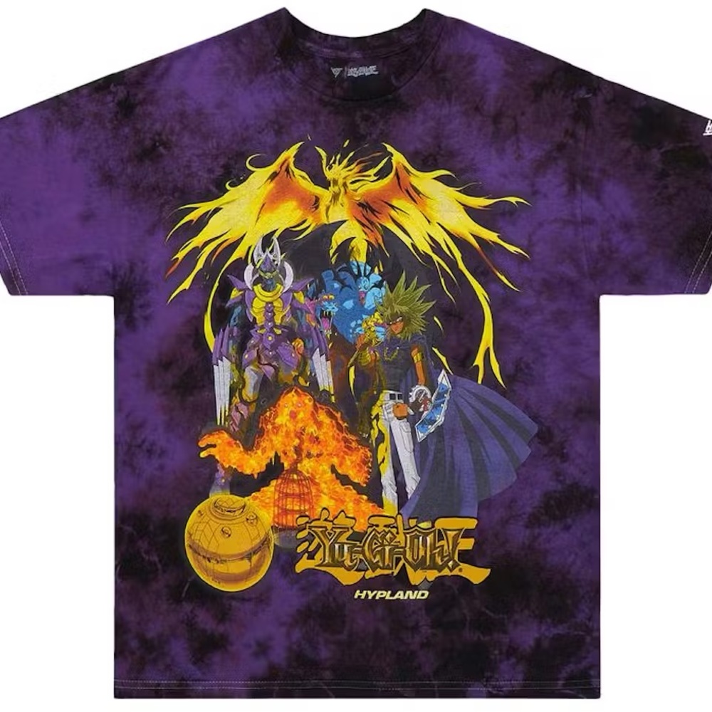 Hypland Season 21 Yugioh collab Marik tee in Purple tie dye (Deadstock)